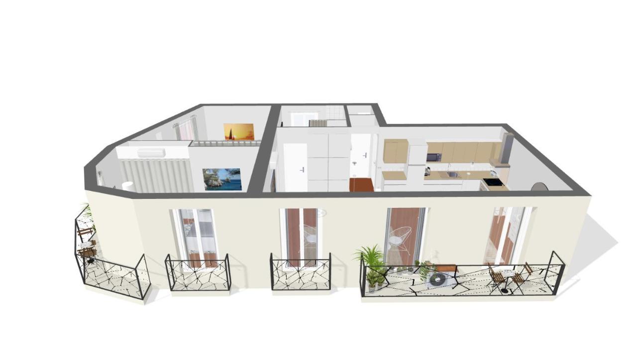 Ferienwohnung Coup De Coeur Vieux Port-Republique Marseilles Exterior foto
